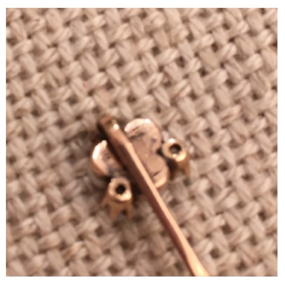 Vintage Rose Gold Opal & Pearl Stick Pin - Picture 6 of 8